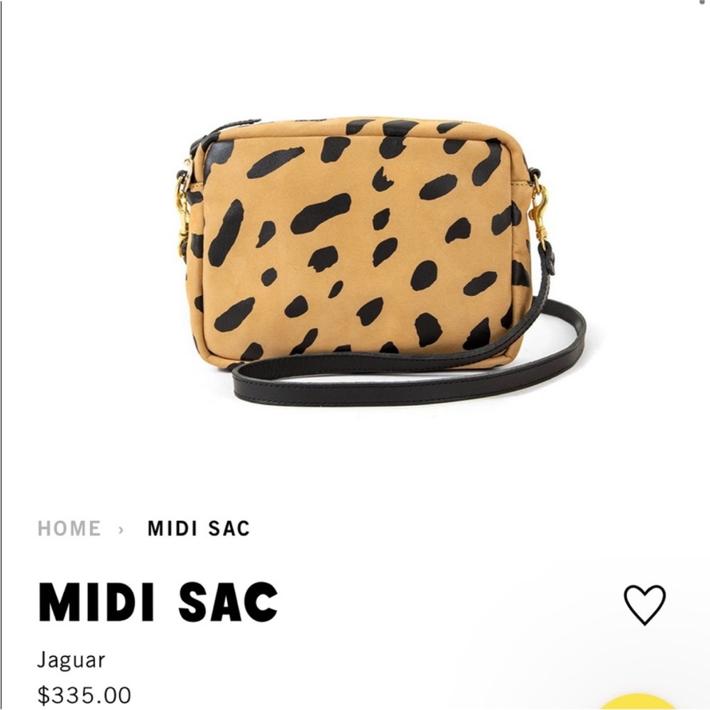 Clare V jaguar suede Midisac. Excellent condition, barely used.